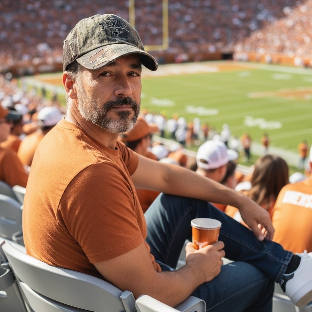 Zephyr Texas Longhorns Camo Distressed Baseball Hat Mens Adjustable‎ UT Cap